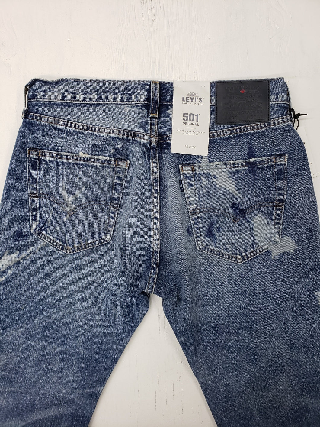 Levi’s made & crafted Made in Japan 501 trashed