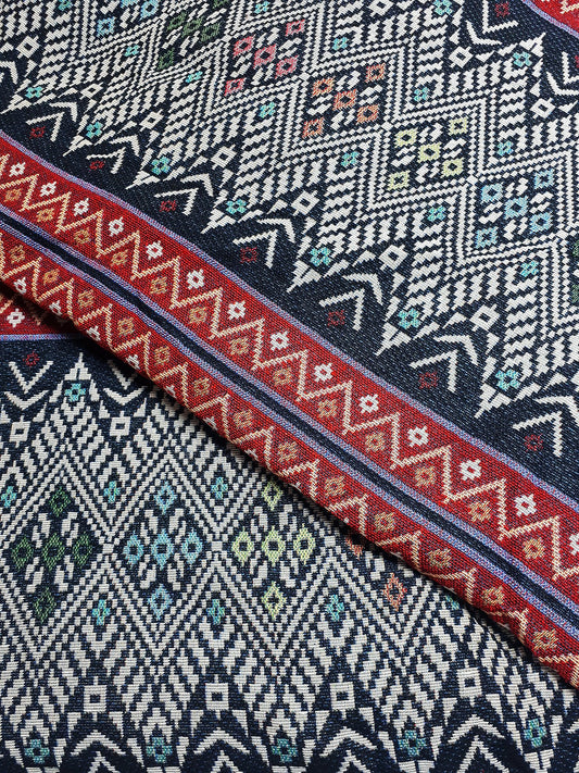 Veradacraft Thai Woven Fabric Tribal Fabric Native Fabric Ethnic fabric Craft Supplies Woven Textile 1/2 yard (WFF261)