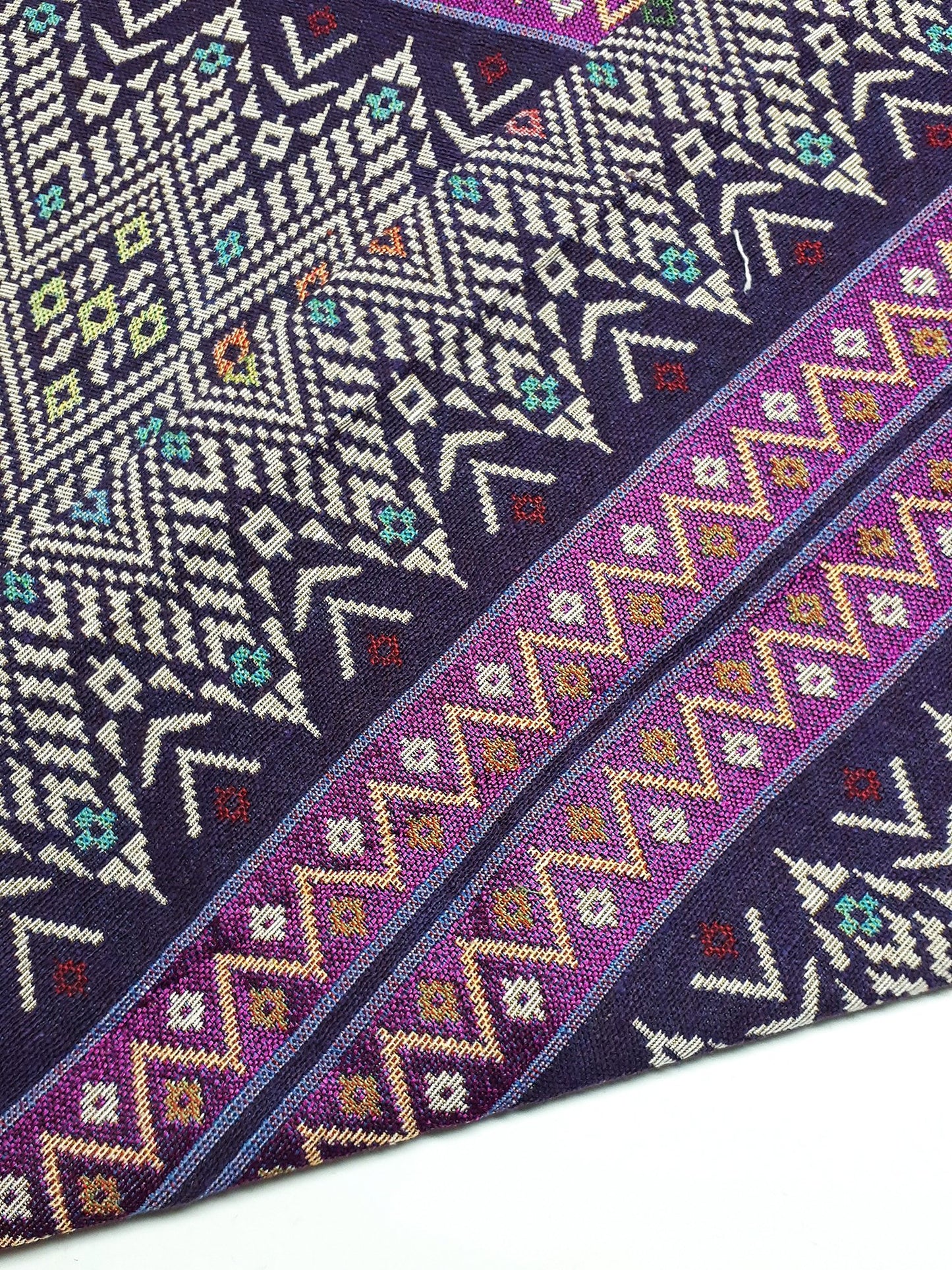 Veradacraft Thai Woven Fabric Tribal Fabric Native Fabric Ethnic fabric Craft Supplies Woven Textile 1/2 yard (WFF263)