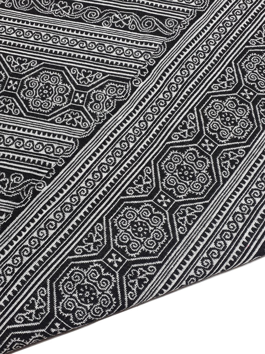 Thai Woven Cotton Fabric Tribal Fabric Native Fabric Ethnic fabric Aztec fabric Craft Supplies Woven Textile 1/2 yard (WF277)