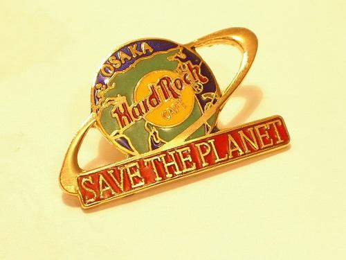 Hard Rock Cafe B7-209 OSAKA SAVE THE planet pin sold by Ashcraft GB