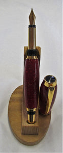 Handcrafted Resin pen with various fittings and pen type