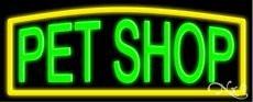 Pet Shop Handcrafted Real GlassTube Neon Sign