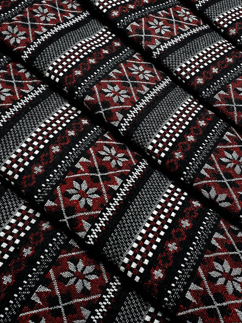 Woven Fabric Tribal Fabric Native Fabric by the yard Ethnic fabric Aztec fabric Craft Supplies Woven Textile 1/2 yard (WFF216)