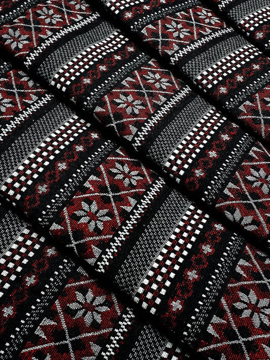 Woven Fabric Tribal Fabric Native Fabric by the yard Ethnic fabric Aztec fabric Craft Supplies Woven Textile 1/2 yard (WFF216)