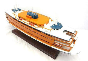 Handcrafted Staten Island Ferry Wooden Model Ship