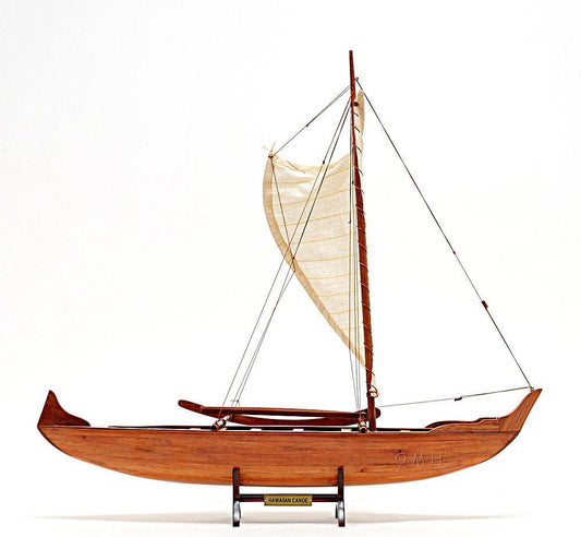 Hawaiian Canoe Wooden Handcrafted Model