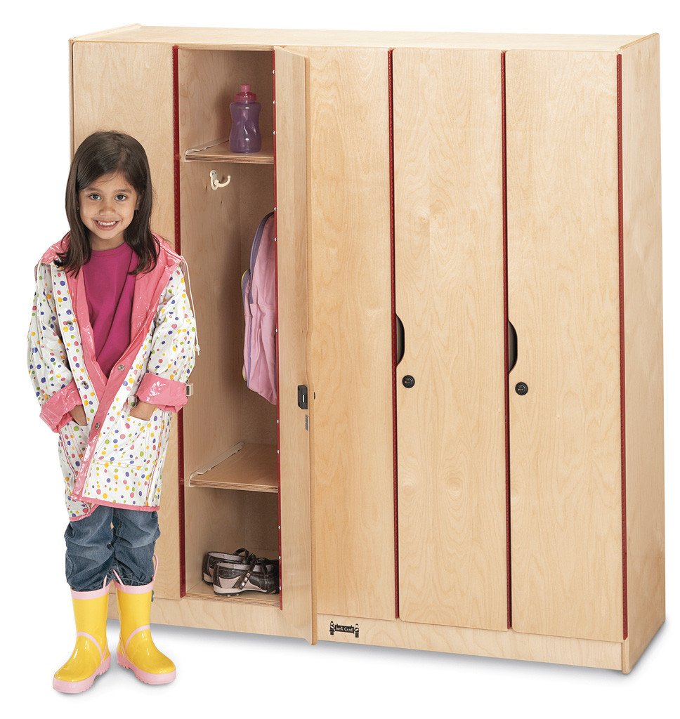 Jonti-Craft® 5 Section Lockers with Doors