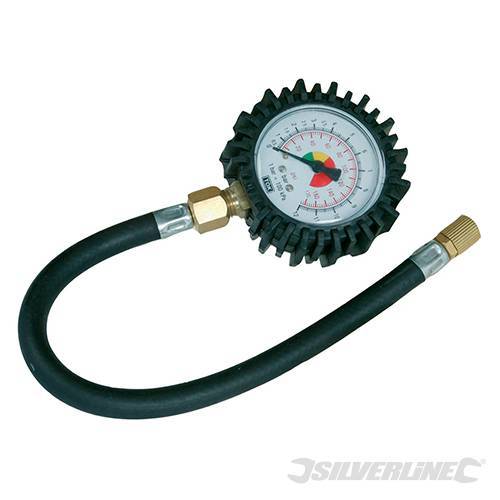 Tyre Dial Gauge 282411- 0 - 100psi (0 - 10bar) Weekly Offers!  Sales by www.ashcraftgb.com