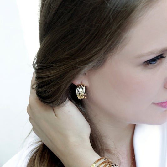 Gold Zebra earrings,handmade earrings,gold earrings,clip dangle earrings,bridal earrings,unique handcraft jewelry