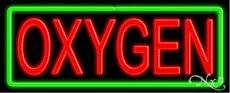 Oxygen Handcrafted Real GlassTube Neon Sign