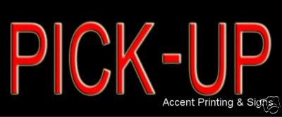 Pick-Up Handcrafted Real GlassTube Neon Sign