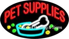 Pet Supplies Flashing Handcrafted Real GlassTube Neon Sign