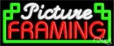 Picture Framing Handcrafted Real GlassTube Neon Sign