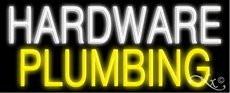 Hardware Plumbing Handcrafted Real GlassTube Neon Sign