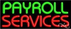 Payroll Services Handcrafted Real GlassTube Neon Sign