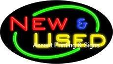 New & Used Flashing Handcrafted Real GlassTube Neon Sign