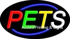 Pets Flashing Handcrafted Real GlassTube Neon Sign