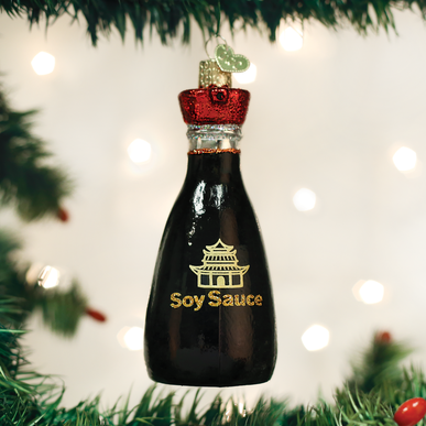 Old World Christmas Handcrafted Blown Glass Ornament - Soy Sauce