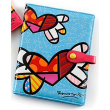 Load image into Gallery viewer, Romero Britto Passport Cover by Giftcraft, Choice of Color