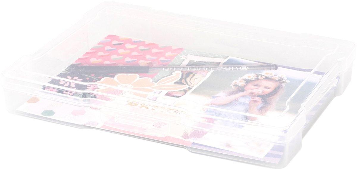 We R Craft and Photo Translucent Plastic Storage Case 5inX7in