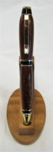 Load image into Gallery viewer, Handcrafted Panga Panga wood pen with various fittings and pen types