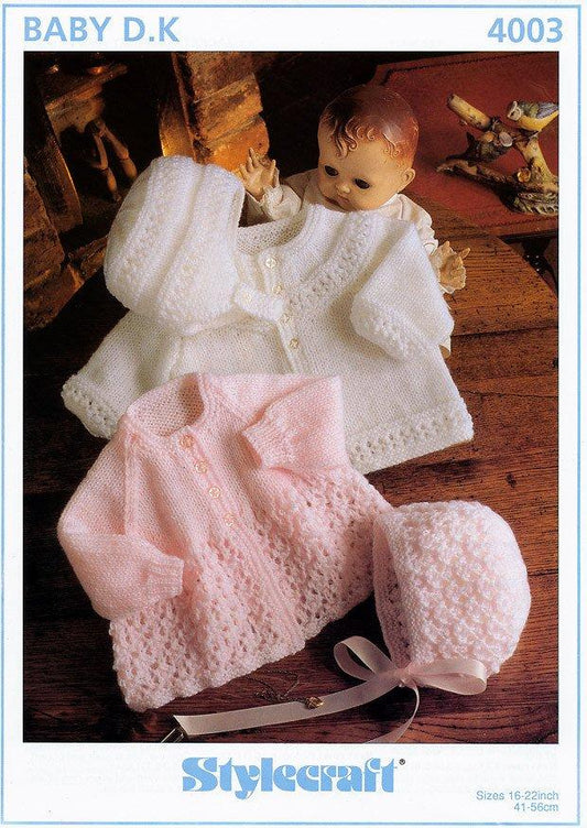Jacket, Bonnet and Helmet in Stylecraft Wondersoft DK (4003)