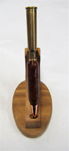Load image into Gallery viewer, Handcrafted .303 bullet pen with various fittings and wood
