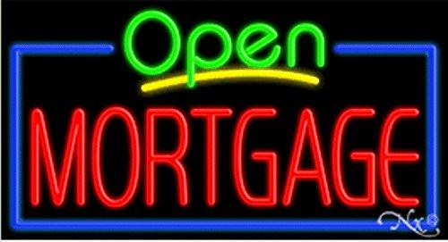 Mortgage Open Handcrafted Energy Efficient Glasstube Neon Signs