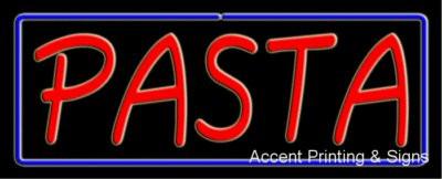 Pasta Handcrafted High Impact Energy Efficient Real GlassTube Neon Sign