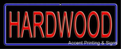 Hardwood Handcrafted Real GlassTube Neon Sign