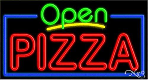 Pizza Open Handcrafted Energy Efficient Glasstube Neon Signs
