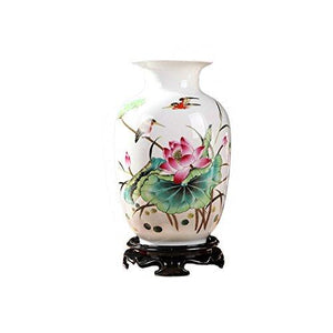 Traditional Chinese Ceramic Decorative Jar Vase,Jingdezhen Oriental Handcrafted Porcelain