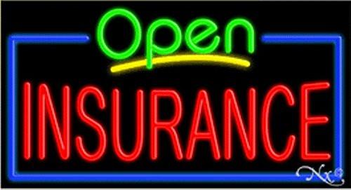 Insurance Open Handcrafted Energy Efficient Glasstube Neon Signs