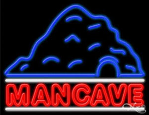 Mancave Handcrafted Energy Efficient Real Glasstube Neon Sign