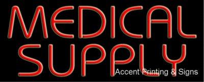Medical Supply Handcrafted Real GlassTube Neon Sign