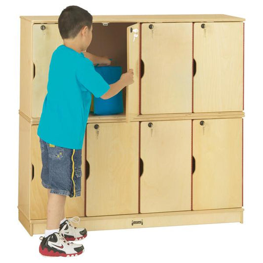 Jonti-Craft 4696JC Stacking Lockable Lockers - Double Stack