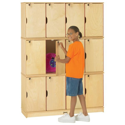 Jonti-Craft 4697JC Stacking Lockable Lockers - Triple Stack