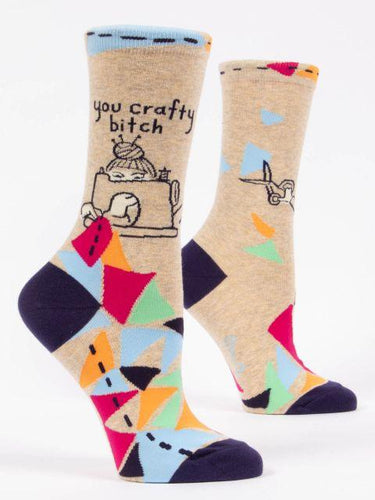 Your Crafty Bitch - Women's Crew Socks
