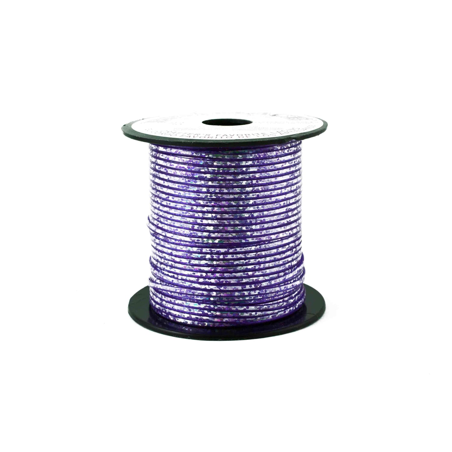 Purple Holographic Plastic Craft Lace Lanyard Gimp String Bulk 50 Yard Roll