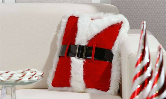 Santa Suit Pillow by Giftcraft