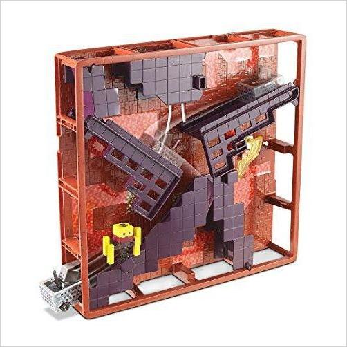 Hot Wheels Minecraft Track Blocks Nether Fortress Play Set