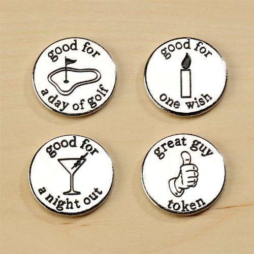 Great Guy Golf Ball Markers/Tokens by Giftcraft, Set of 4