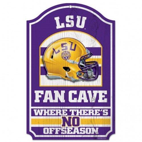 WinCraft NCAA Louisiana State University Wood Sign, 11" x 17"