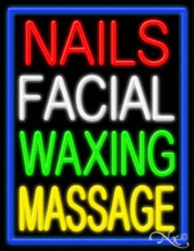 Nails/Facial/Waxing/Massage Handcrafted Energy Efficient Real Glasstube Neon Sign