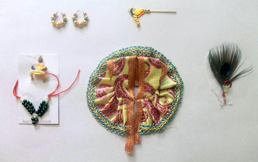 Laddu Gopal Dress - Handmade Handicraft (Multi - Color)