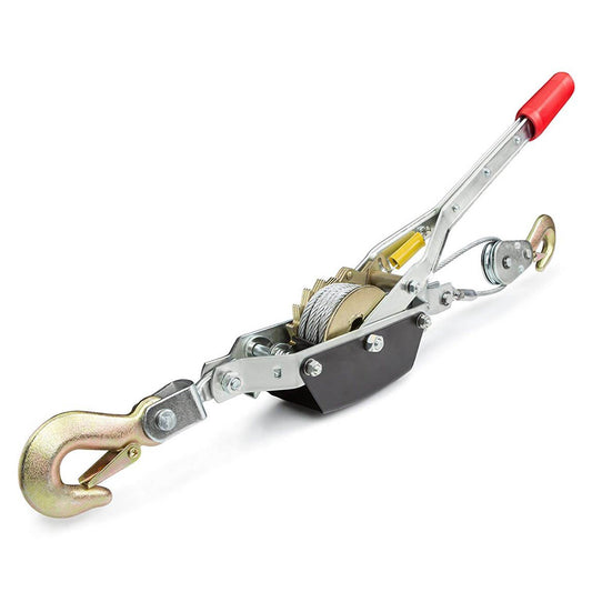 Hardended All Steel 2 Ton Power Puller 3/16" Aircraft Grade Cable TEKTON 5541