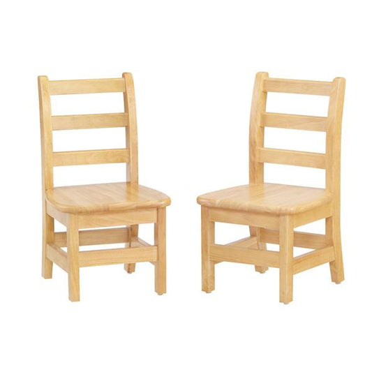 Jonti-Craft 5914JC2 KYDZ Ladderback Chair 14" Seat Height - Set of 2