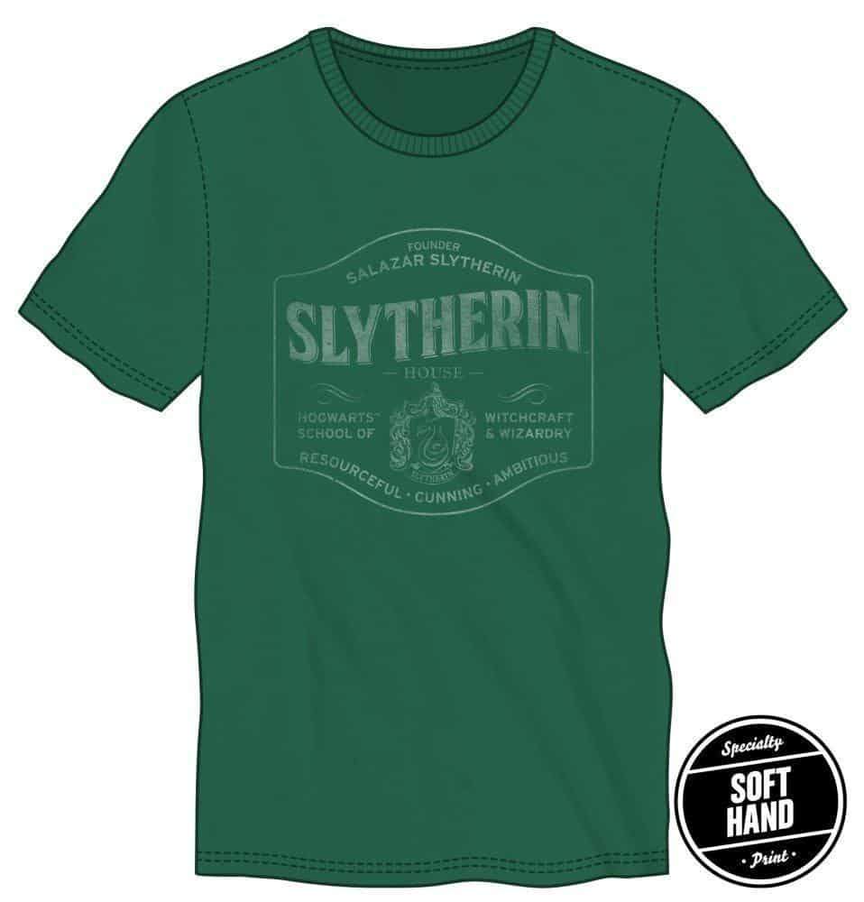 Harry Potter Founder Salazar Slytherin of Slytherin House Hogwarts School of Witchcraft & Wizardry Men's Green T-Shirt