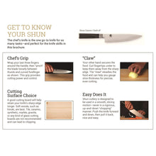 Load image into Gallery viewer, Top shun classic 6 serrated utility knife with ebony pakkawood handle and vg max blade steel single bevel blade with serrations to tackle tougher foods multi purpose kitchen knife handcrafted in japan